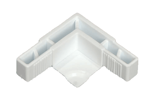 5406 1	CORNER FOR HINGED FS OPENS INSIDE WHITE