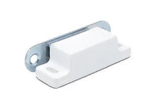 5412 1	MAGNET FASTENER FOR HINGED FS WHITE